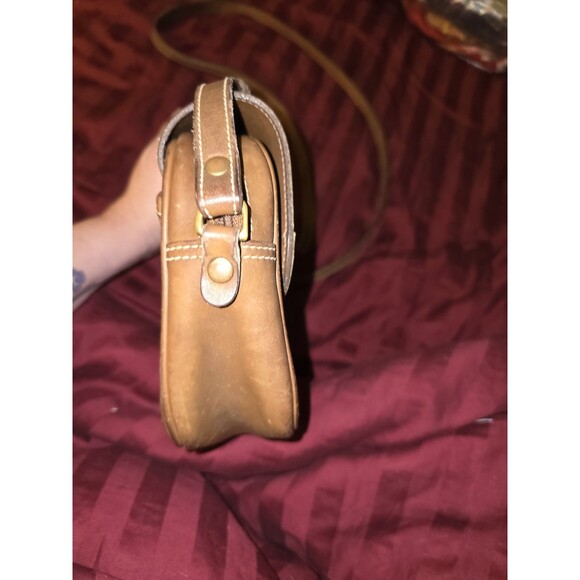 GHURKA MARLEY HODGSON NO.110 ESSEX Brown Leather Shoulder bag Vintage - Picture 6 of 15